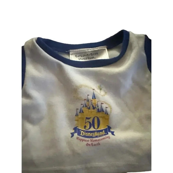 2 PCS Set Disneyland Resort 60th Diamond Celebration Anniversary Build A Bear - Picture 5 of 6